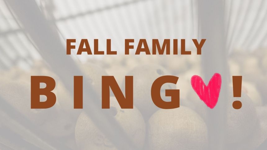Fall family bingo