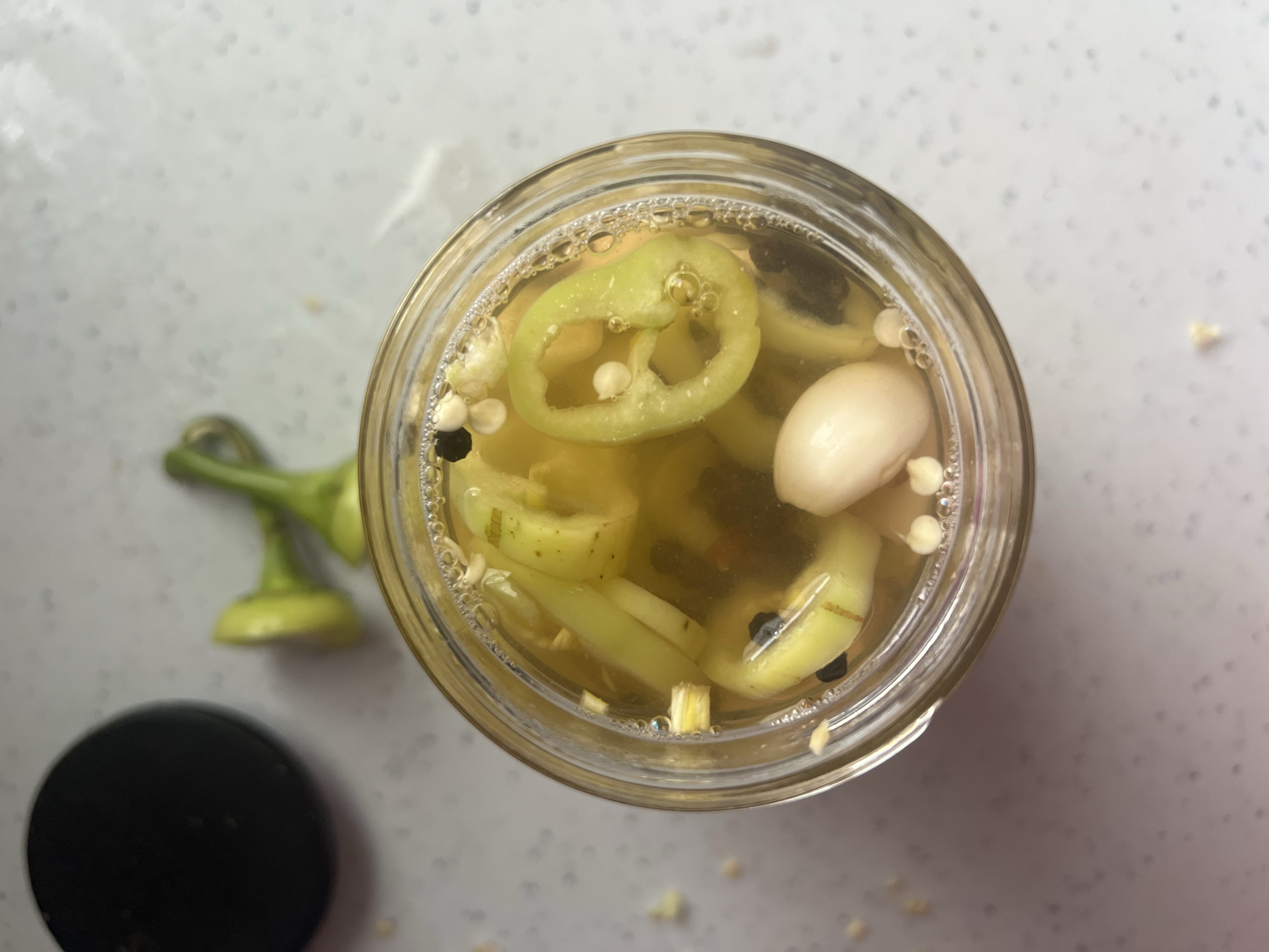 Pickled banana peppers hazeleyesmom.com