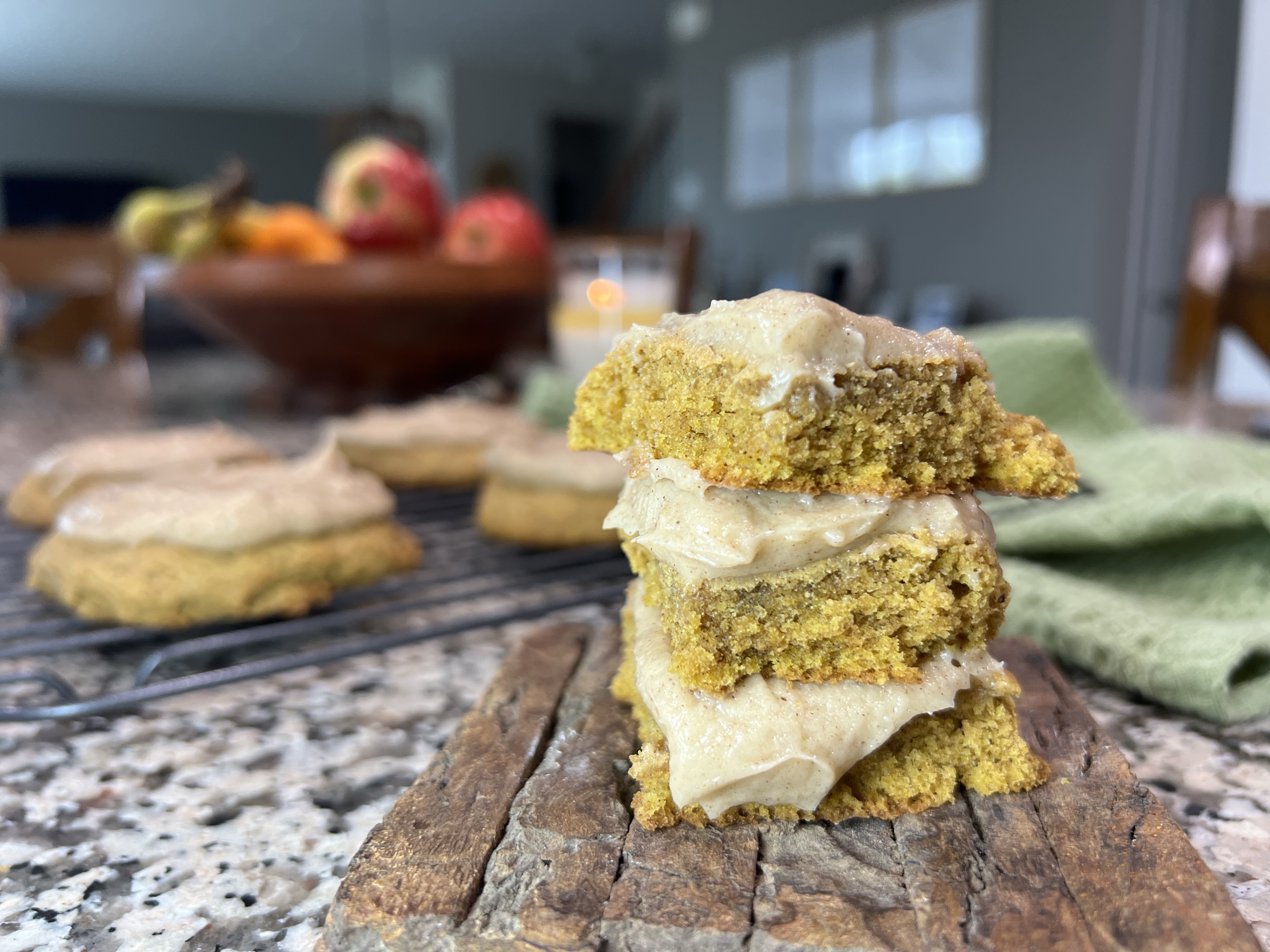 Fluffy pumpkin cookies hazeleyesmom.com